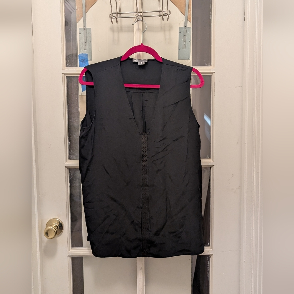Vince Black Sleeveless Top